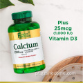 Vitamina Bone Health Cálcio 1000IU Vitamind3 120 Softgels